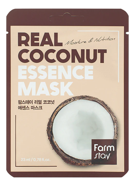 FarmStay Маска тканевая для лица с кокосом - Real сoconut essence mask, 23мл