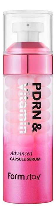 Farm Stay Омолаживающая сыворотка для лица PDRN & Vitamin Advanced Capsule Serum 55мл Подробнее: https://randewoo.ru/product/omolazhivayuschaya-syvorotka-dlya-litsa-vitamin-advanced-capsule-serum-55-ml