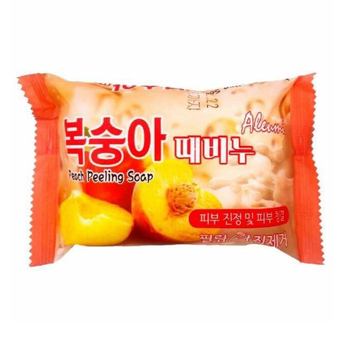 Пилинг-мыло с экстрактом персика Peach Aleumi, Корея, 150 г