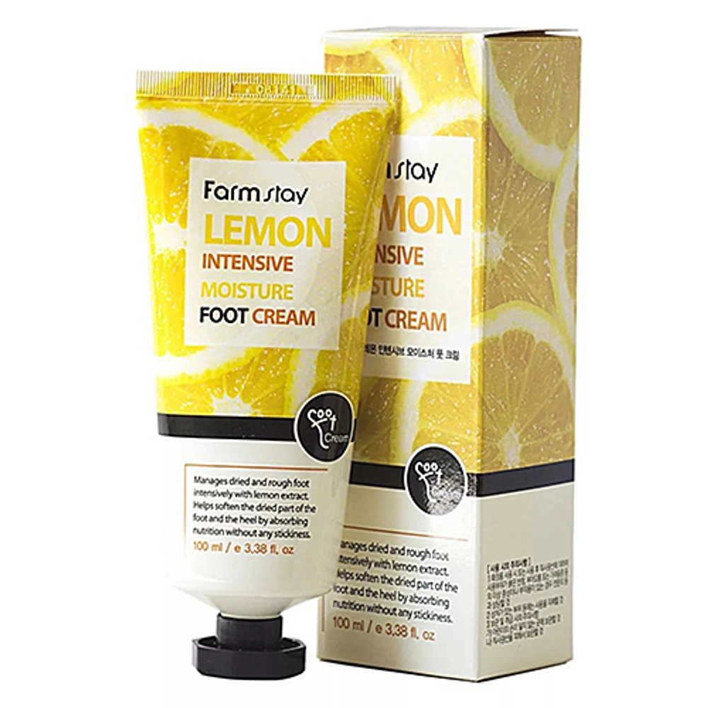 FarmStay Крем для ног с лимоном увлажняющий Lemon intensive moisture foot cream