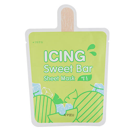 Тканевые маски-мороженое Apieu Icing Sweet Bar Sheet Mask Дыня
