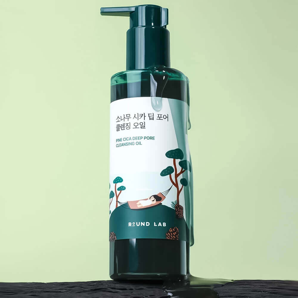 Гидрофильное масло с экстрактом сосны Round Lab Pine Cica Deep Pore Cleansing Oil