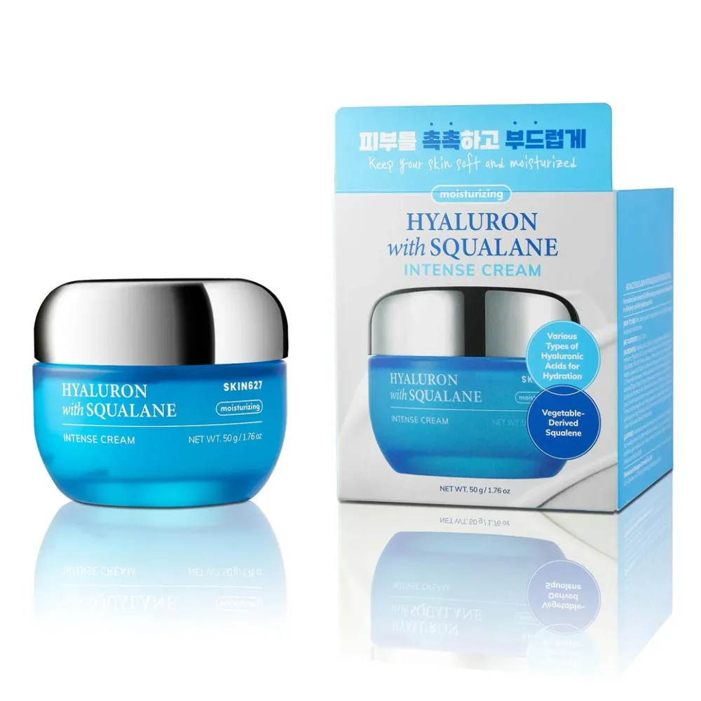 Крем для лица c гиалуроновой кислотой и скваланом SKIN627 Hyaluron with Squalane Intense Cream