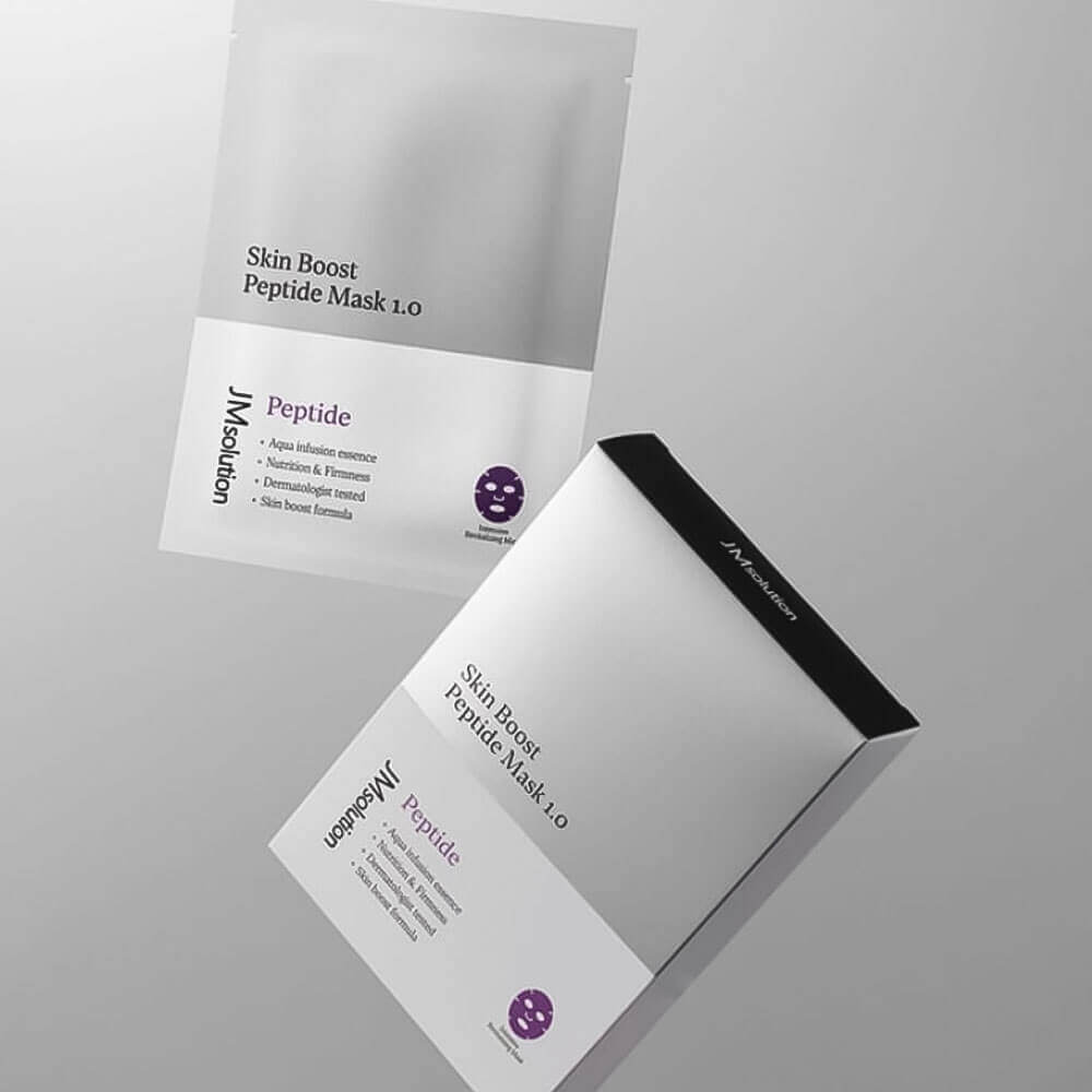 Тканевая маска-бустер с пептидами JMsolution Skin Boost Peptide Mask 1.0