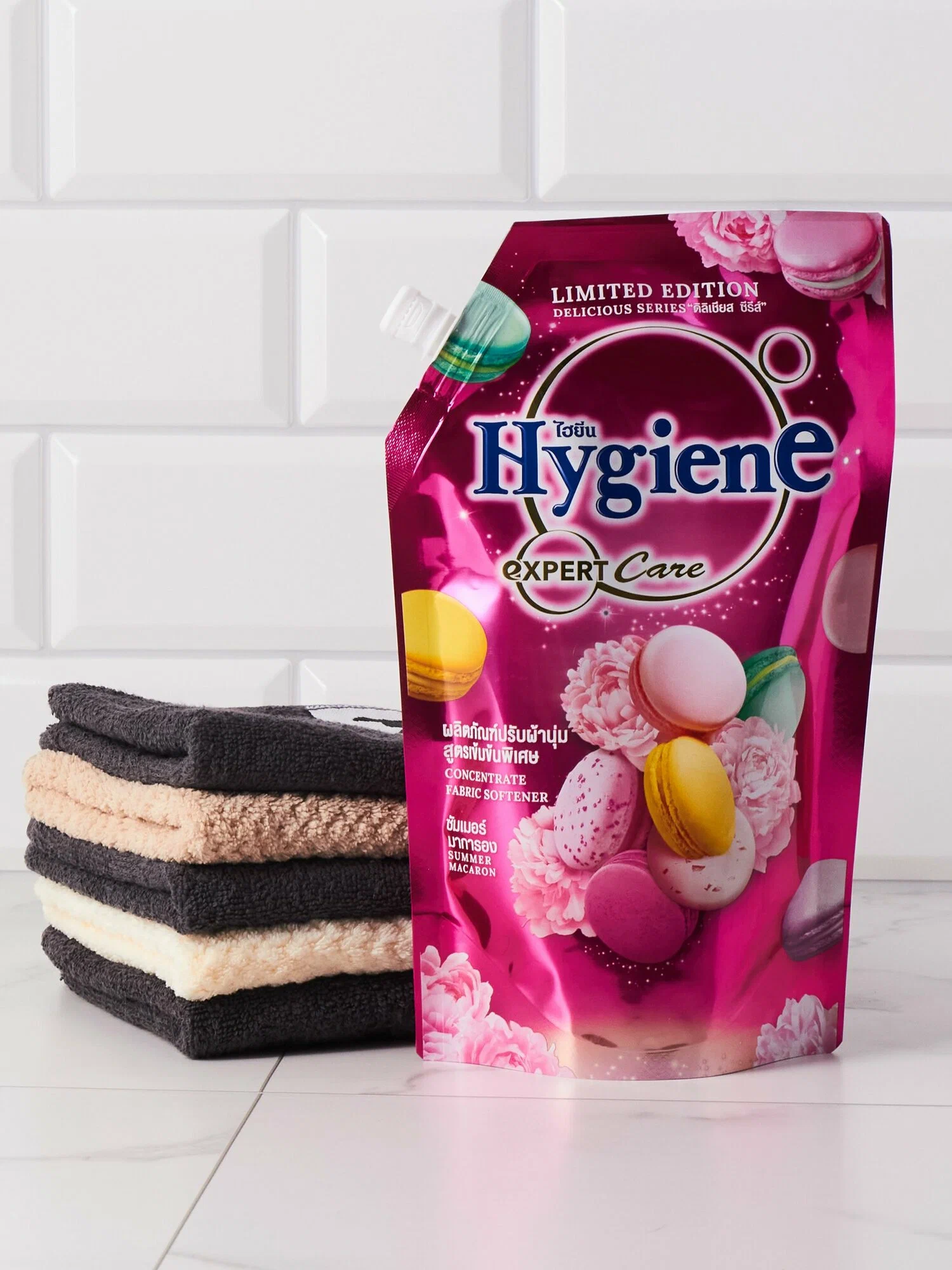 Кондиционер для белья от Hygiene Summer Macaron Летний Макарун 480 мл
