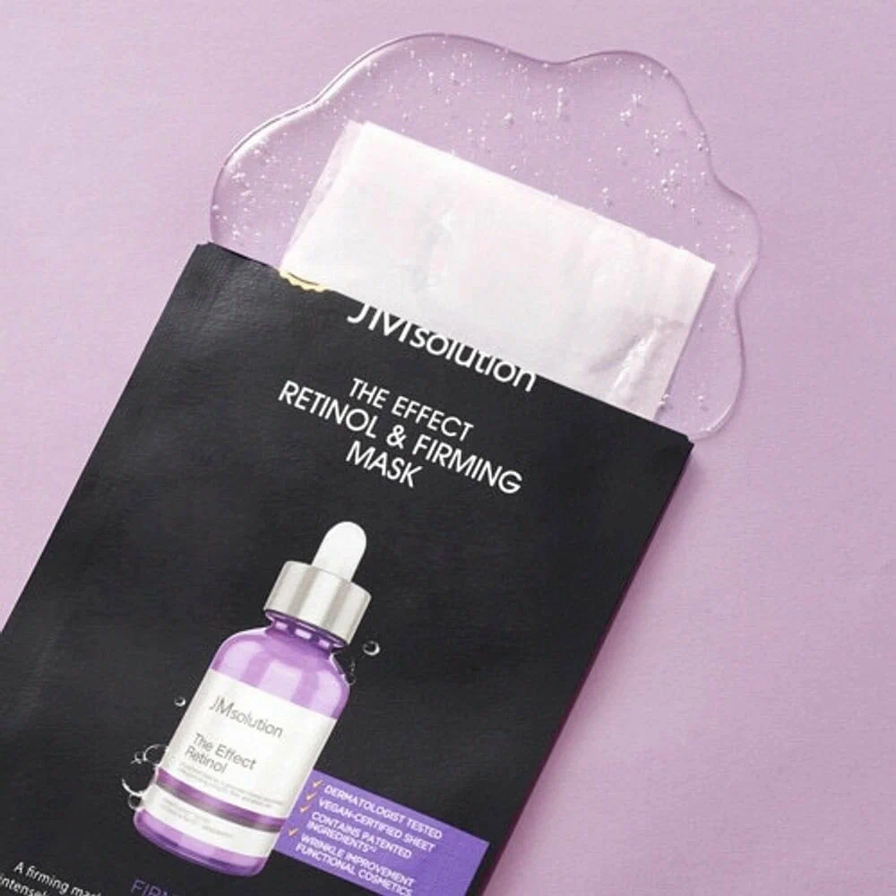 Тканевая маска с ретинолом JM SOLUTION THE EFFECT RETINOL & FIRMING MASK