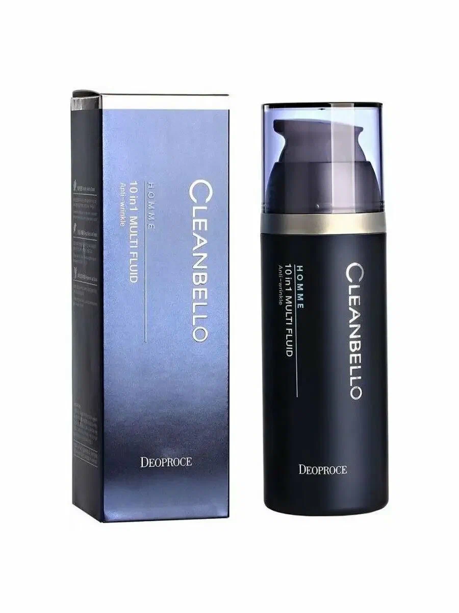 Deoproce Cleanbello Homme 10 in 1 Multi Fluid Anti-wrinkle увлажняющий флюид с коллагеном для мужчин