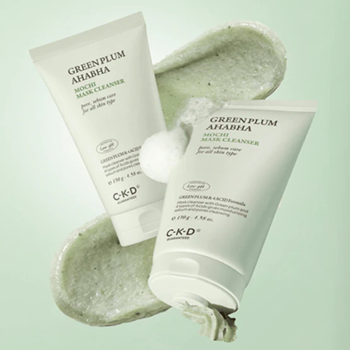 CKD Очищающая маска для лица с экстрактом зеленой сливы Green Plum AHA BHA Mochi Mask Cleanser