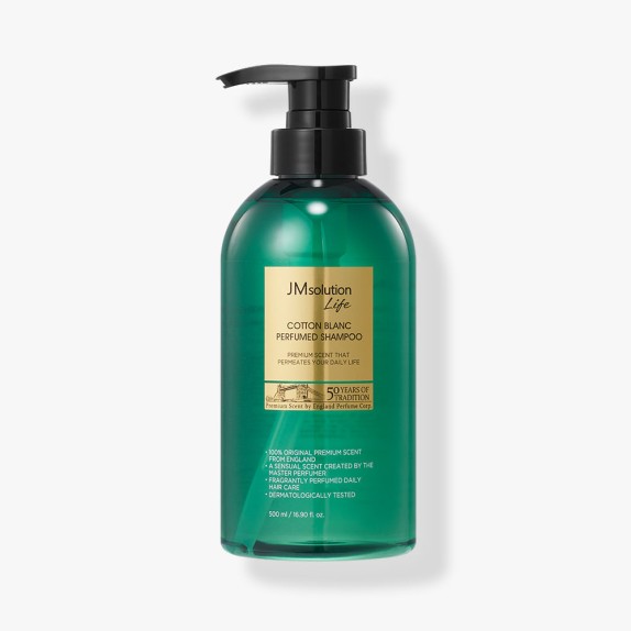 JMsolution Парфюмированный шампунь для волос Ирис, Ромашка, Пудра Life Cotton Blanc Perfumed Shampoo