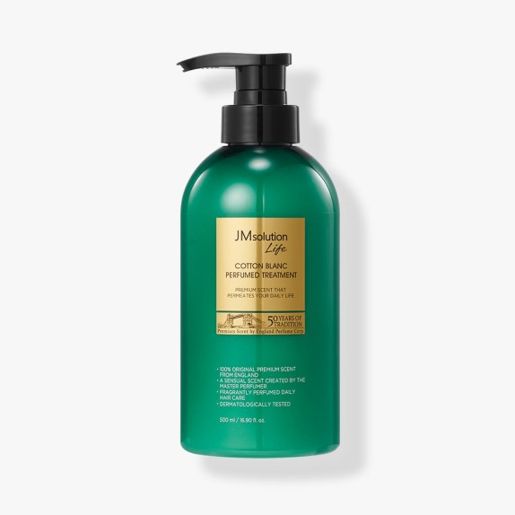 JMsolution Парфюмированная маска-бальзам для волос Ирис, Ромашка, Пудра Life Cotton Blanc Perfumed Treatment