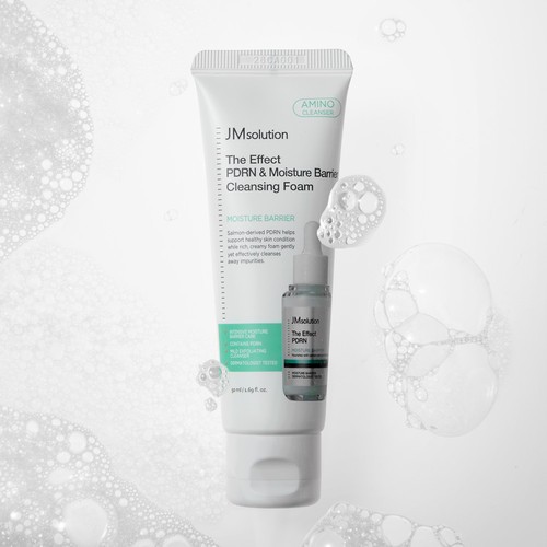 JMsolution Пенка для умывания The Effect с ПДРН PDRN&Moisture Barrier Cleansing Foam