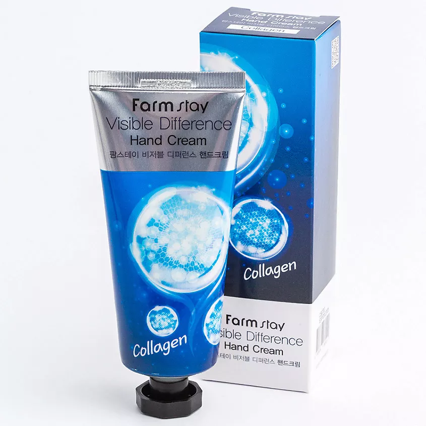 FarmStay Крем для рук с коллагеном Visible difference collagen hand cream