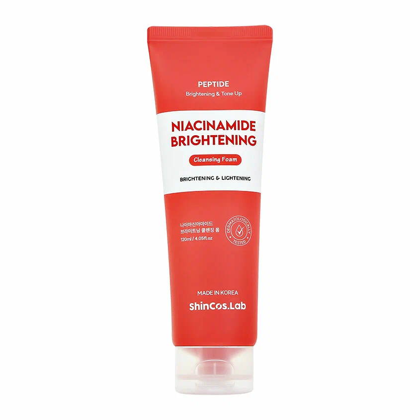ShinCos.Lab Пенка для умывания c пептидами и ниацинамидом Niacinamide Brightening Peptide Cleanisng Foam