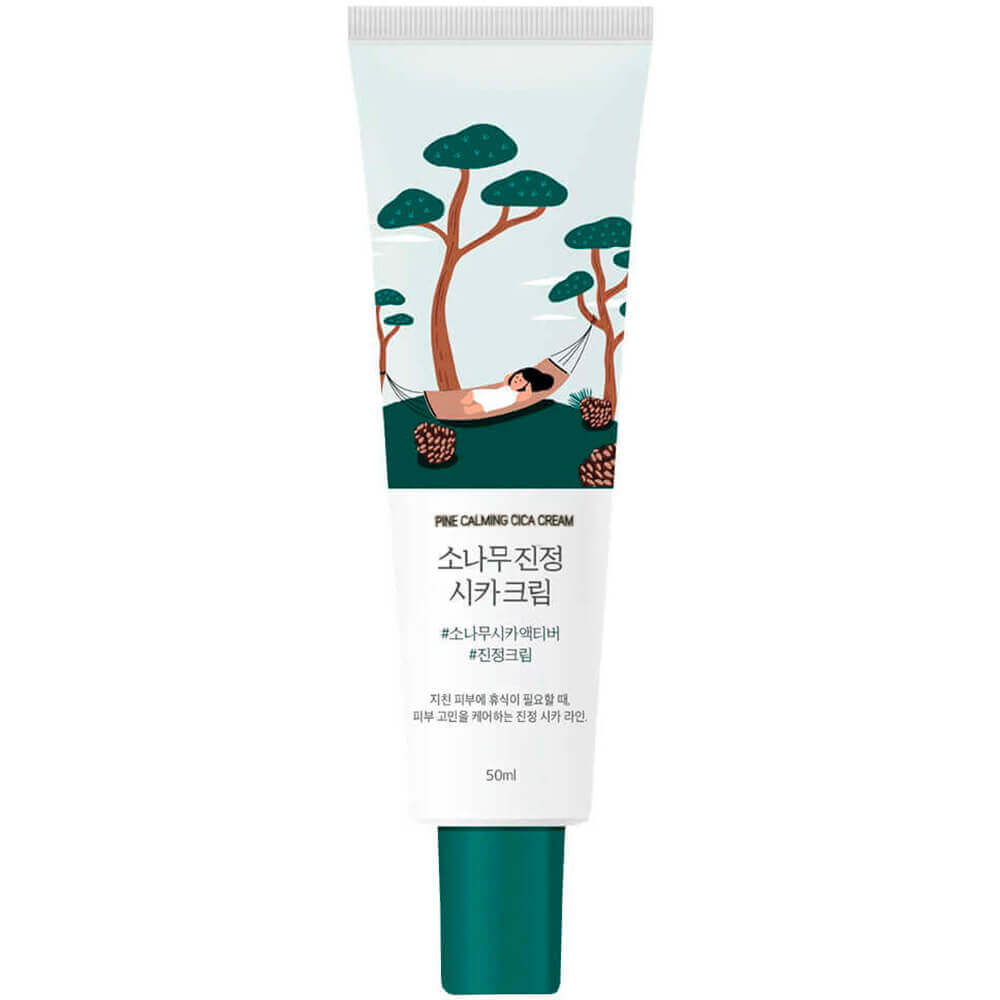 Крем с экстрактами сосны и центеллы для проблемной кожи Round Lab Pine Calming Cica Cream