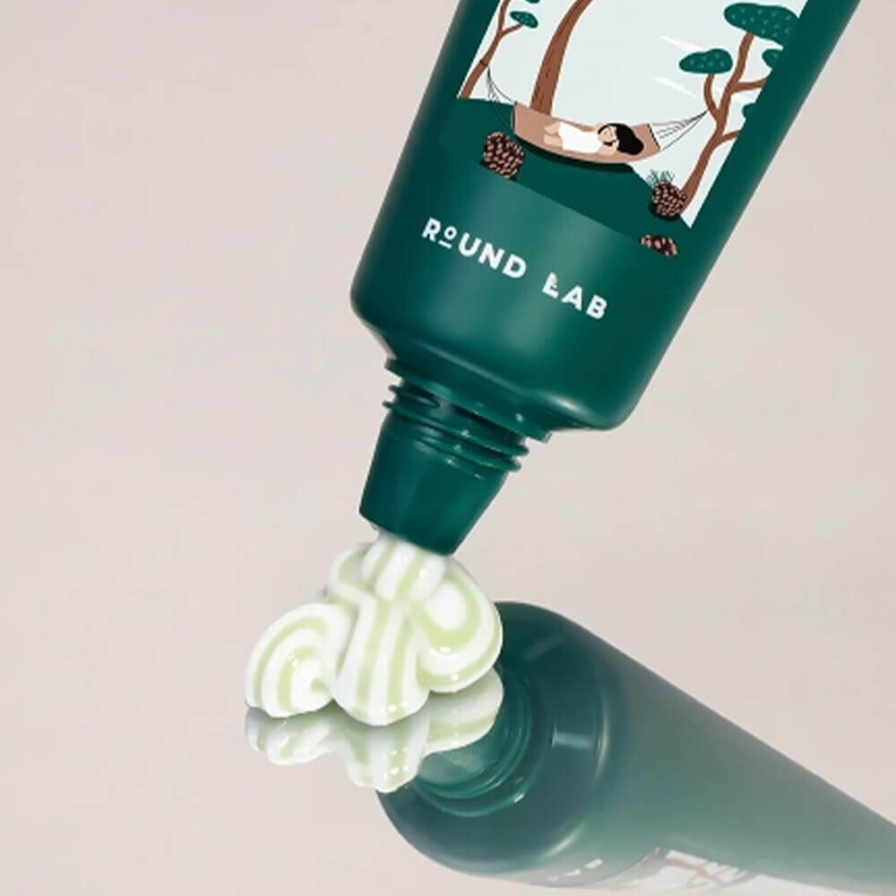 Двойной крем с экстрактом центеллы для проблемной кожи Round Lab Pine Calming Cica Cream Plus