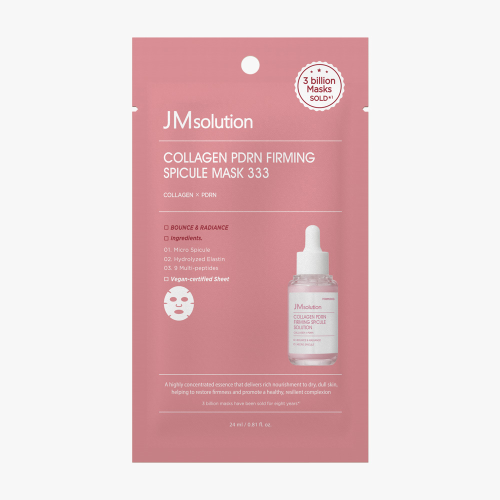 JMsolution Маска со спикулами, коллагеном и ПДРН Collagen PDRN Firming Spicule Mask