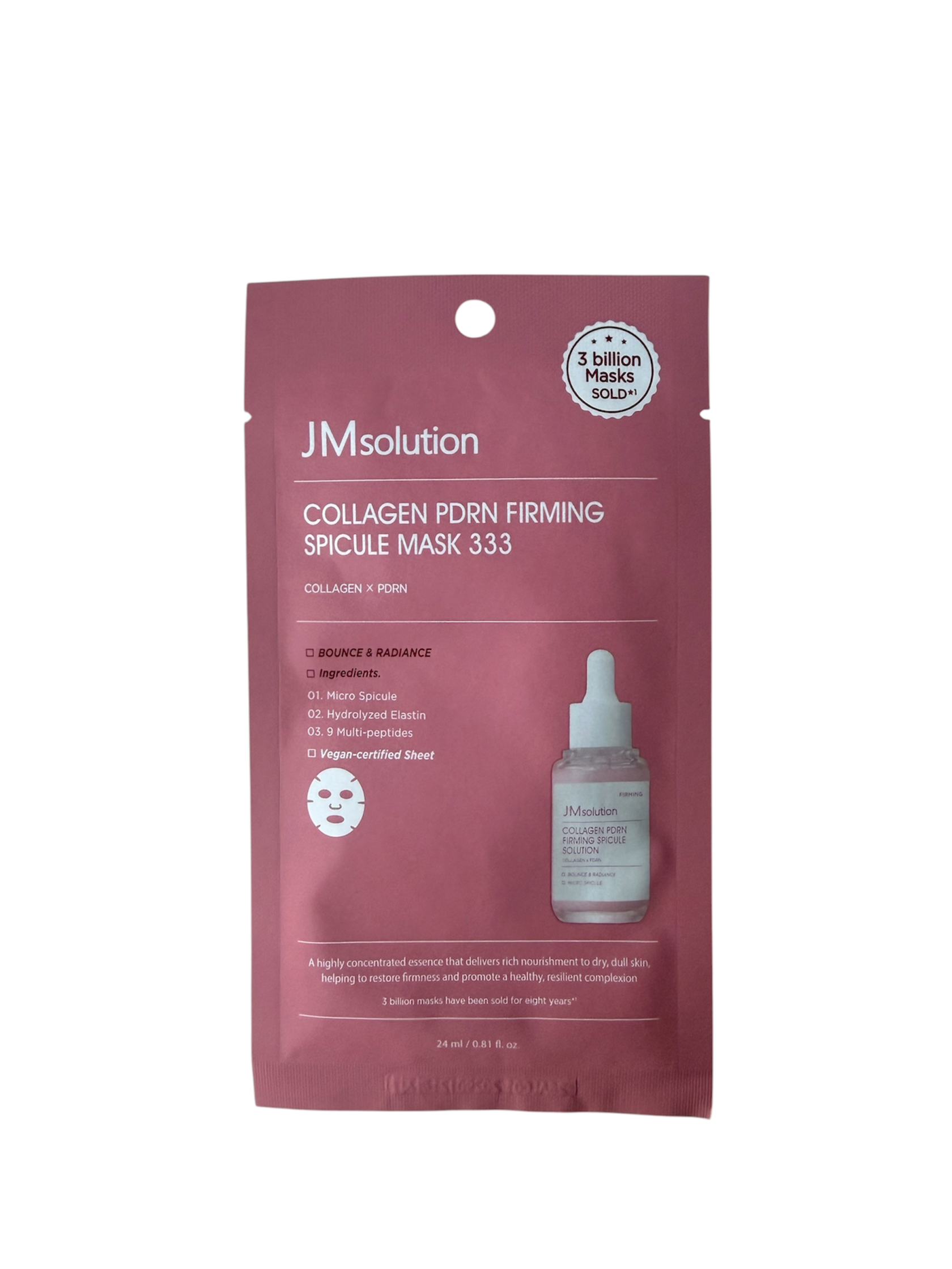 JMsolution Маска со спикулами, коллагеном и ПДРН Collagen PDRN Firming Spicule Mask